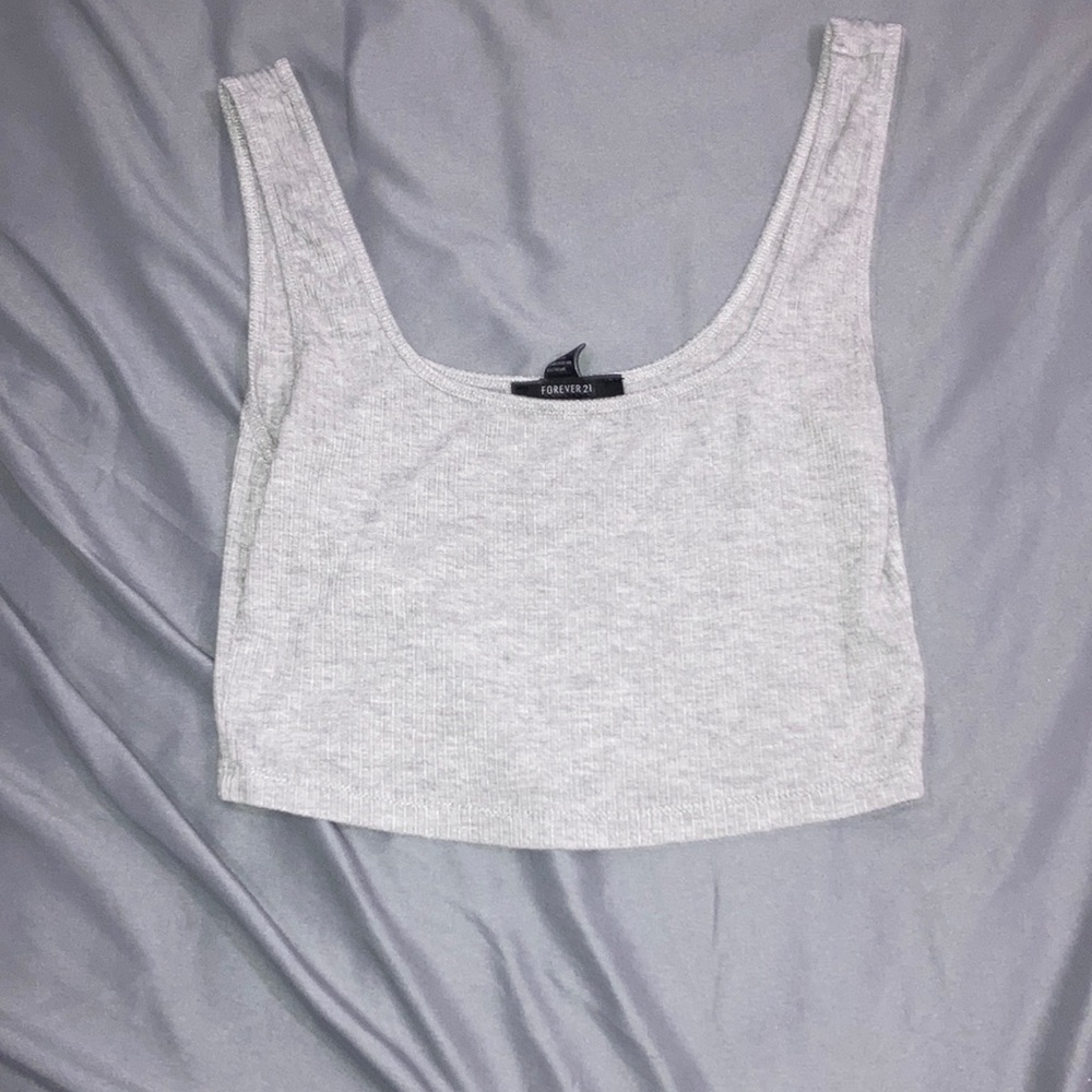 Forever 21 grey tank top